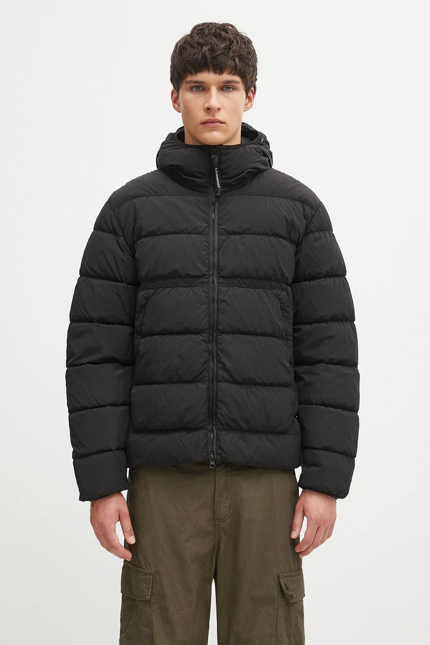 C.P. Company nylon shirt jacket 黒 Sサイズ C.P.COMPANY FLATT NYLON GOGGLE JACKET [BLACK] - Fresh