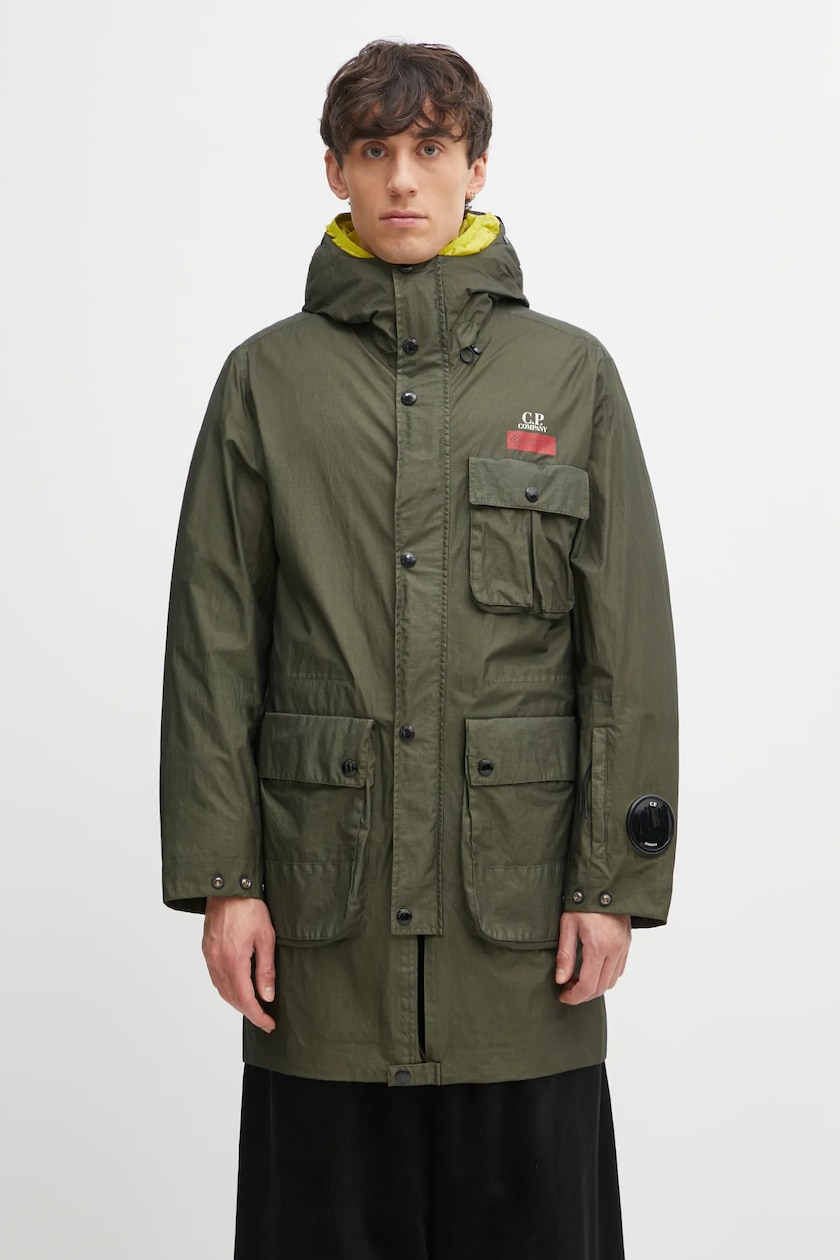 Human Made coat Fishtail Coat men's green color HM27JK002 at PRM US Human Made coat Fishtail Coat men's green color HM27JK002 at PRM US