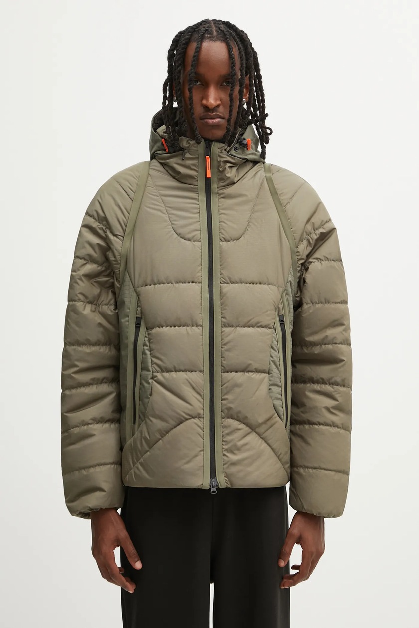 New Balance jacket men's green color at PRM US