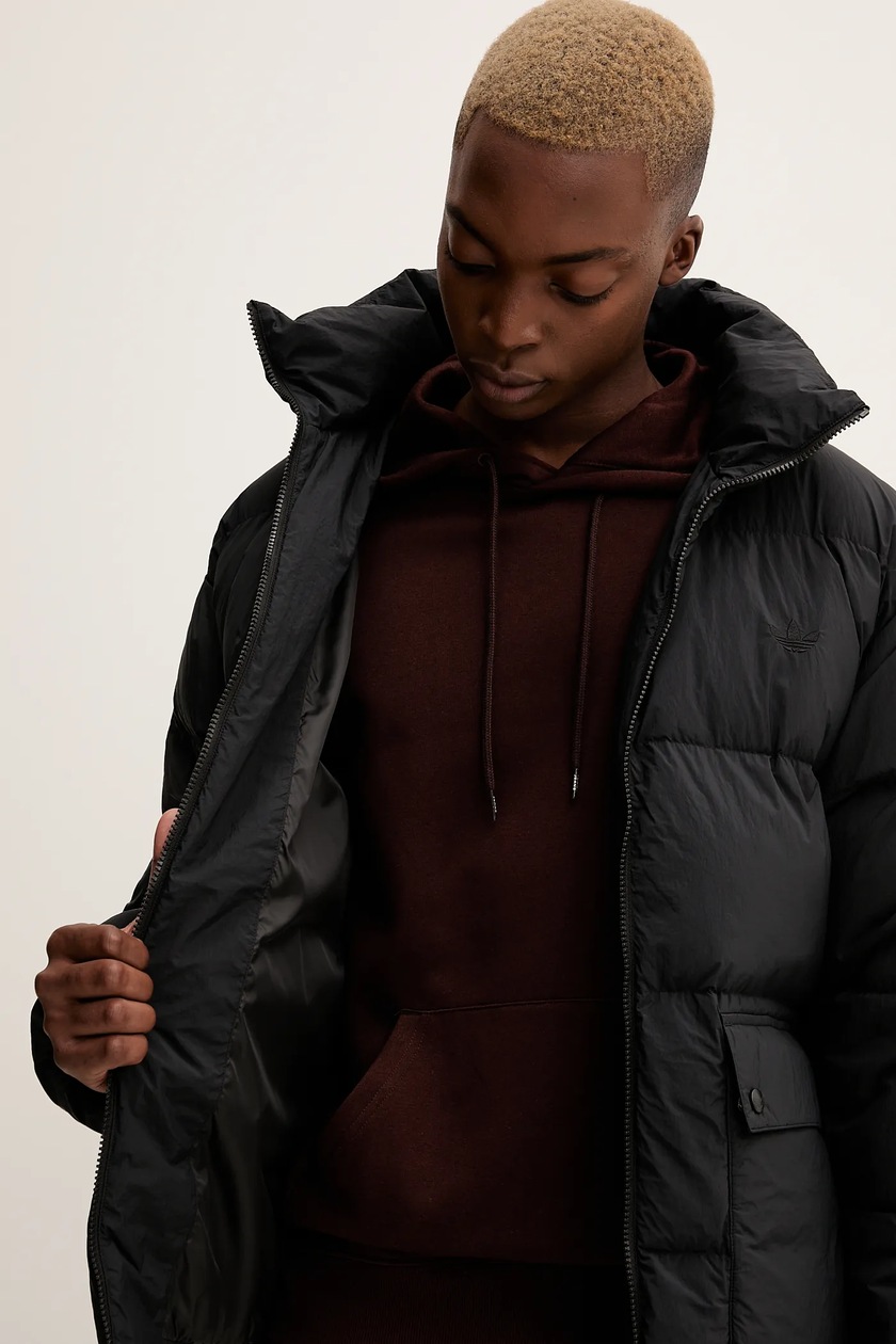 Куртка adidas Originals Synthdown цвет чёрный зимняя JW5815