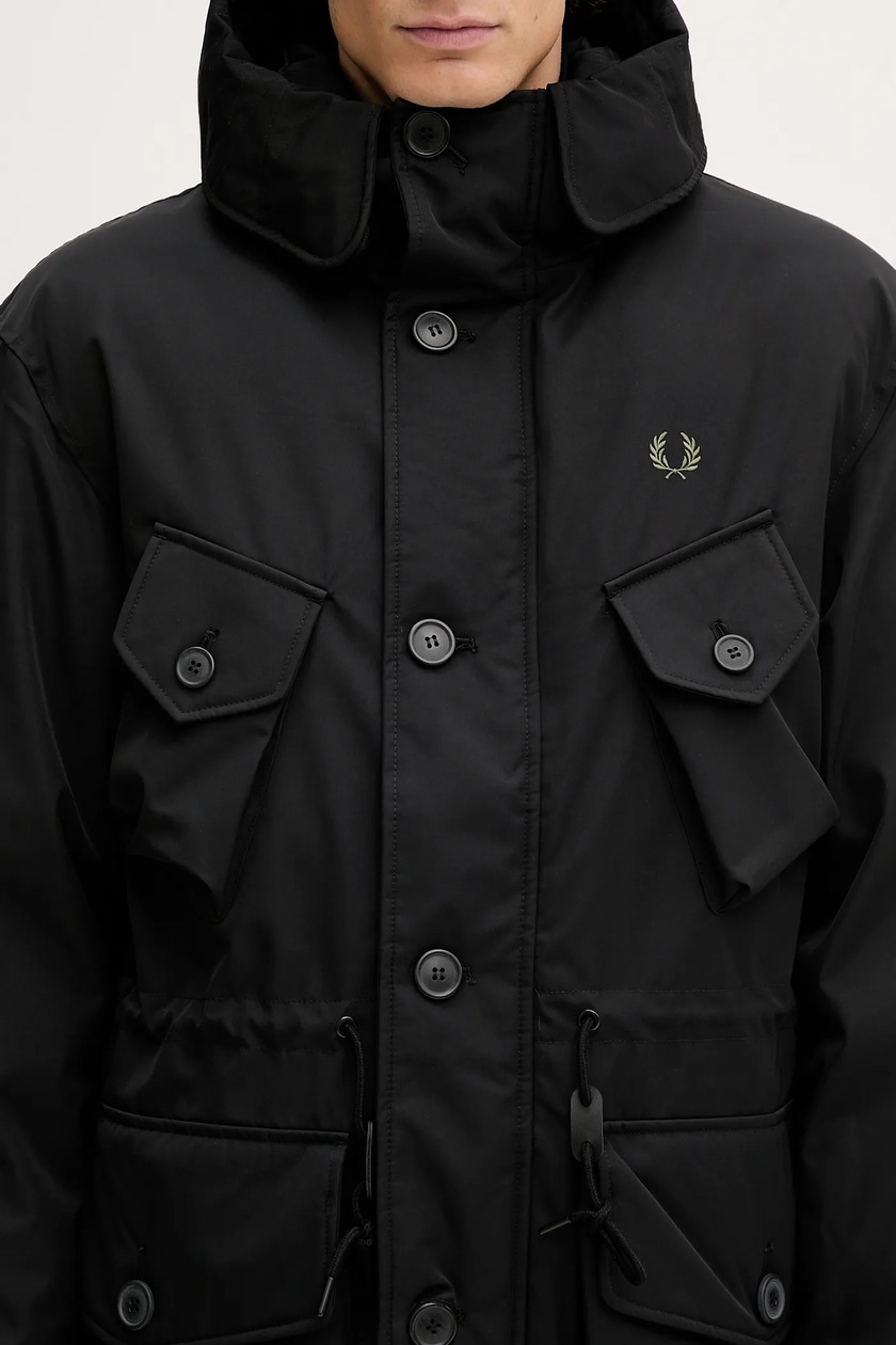 Fred Perry jacket black color J1315 at PRM US