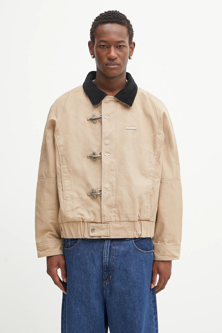 OHGA オオガ　ベンリージャケット ベージュ 良品 OHGA オーガ BENLY JKT ベンリージャケット フーデッドジャケット