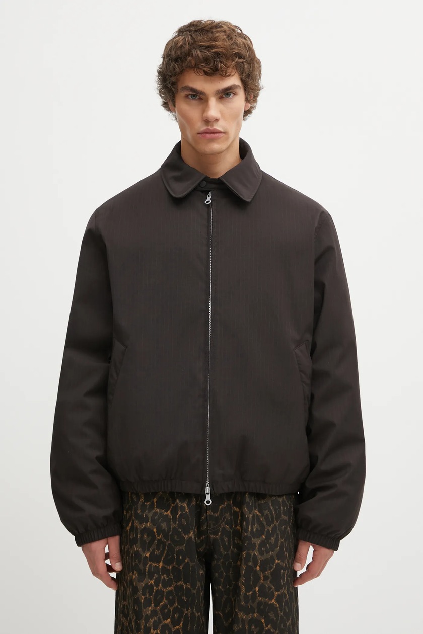 ジャケット・アウター 24AW ATON NYLON SHIRTJACKET MD.BROWN 新品）24AW ATON NYLON SHIRTJACKET MD.BROWN