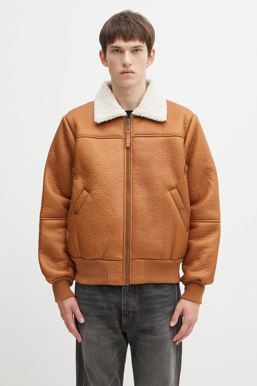 Alpha Industries bomber jacket MA-1 VF Vegan Suede 106107 13 men's