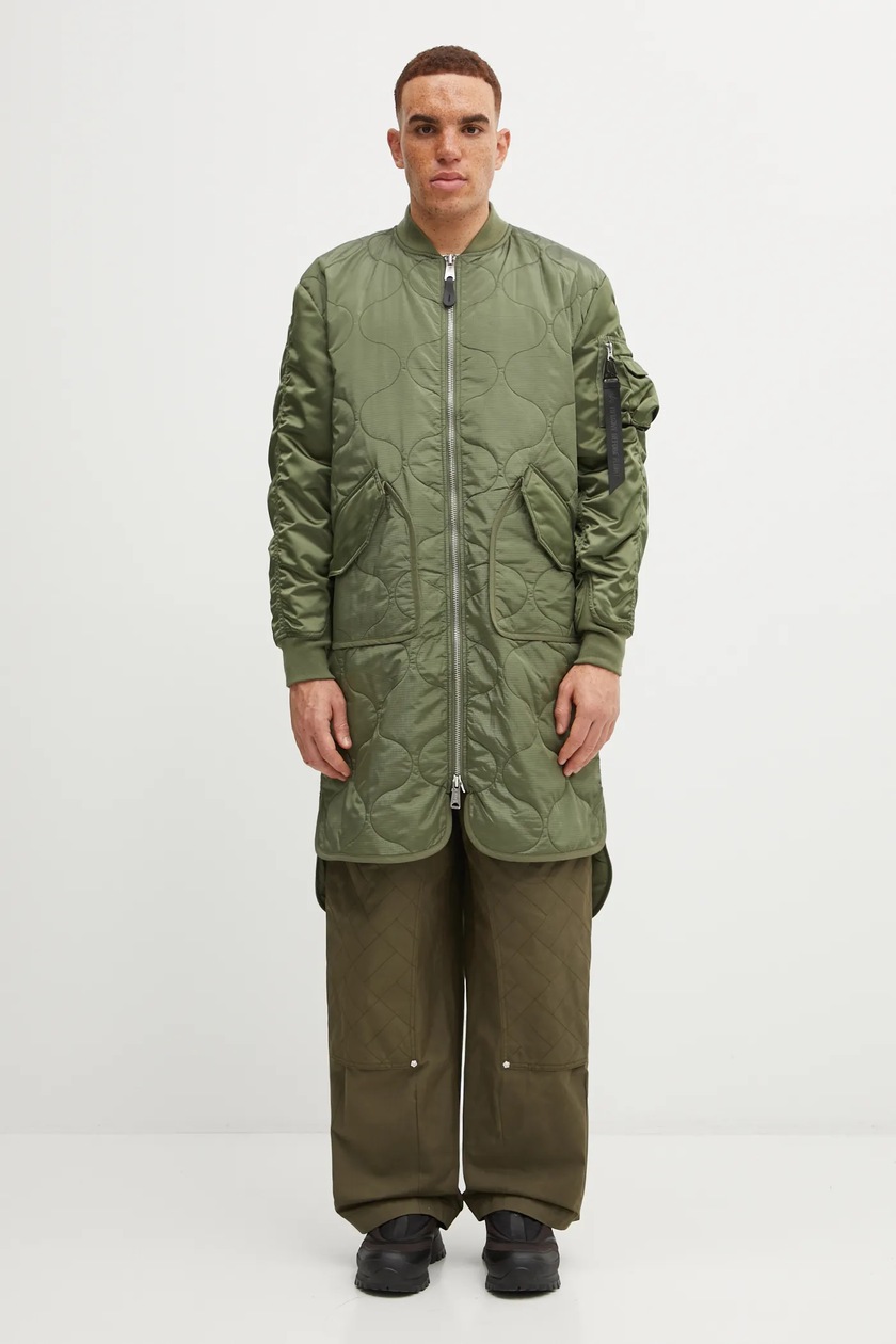Alpha Industries jacket N3B Airborne men's green color at PRM US