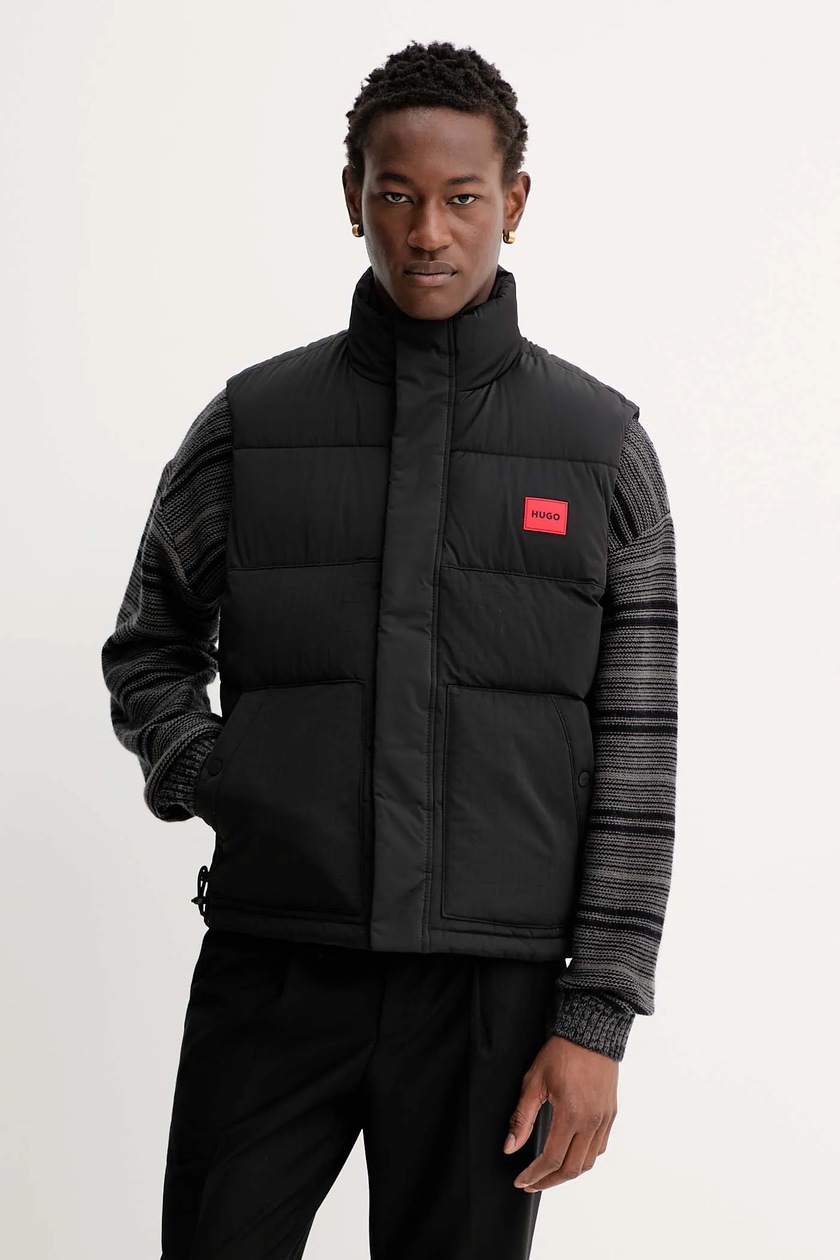 Michael Kors bezrękawnik dwustronny męski kolor czarny zimowy