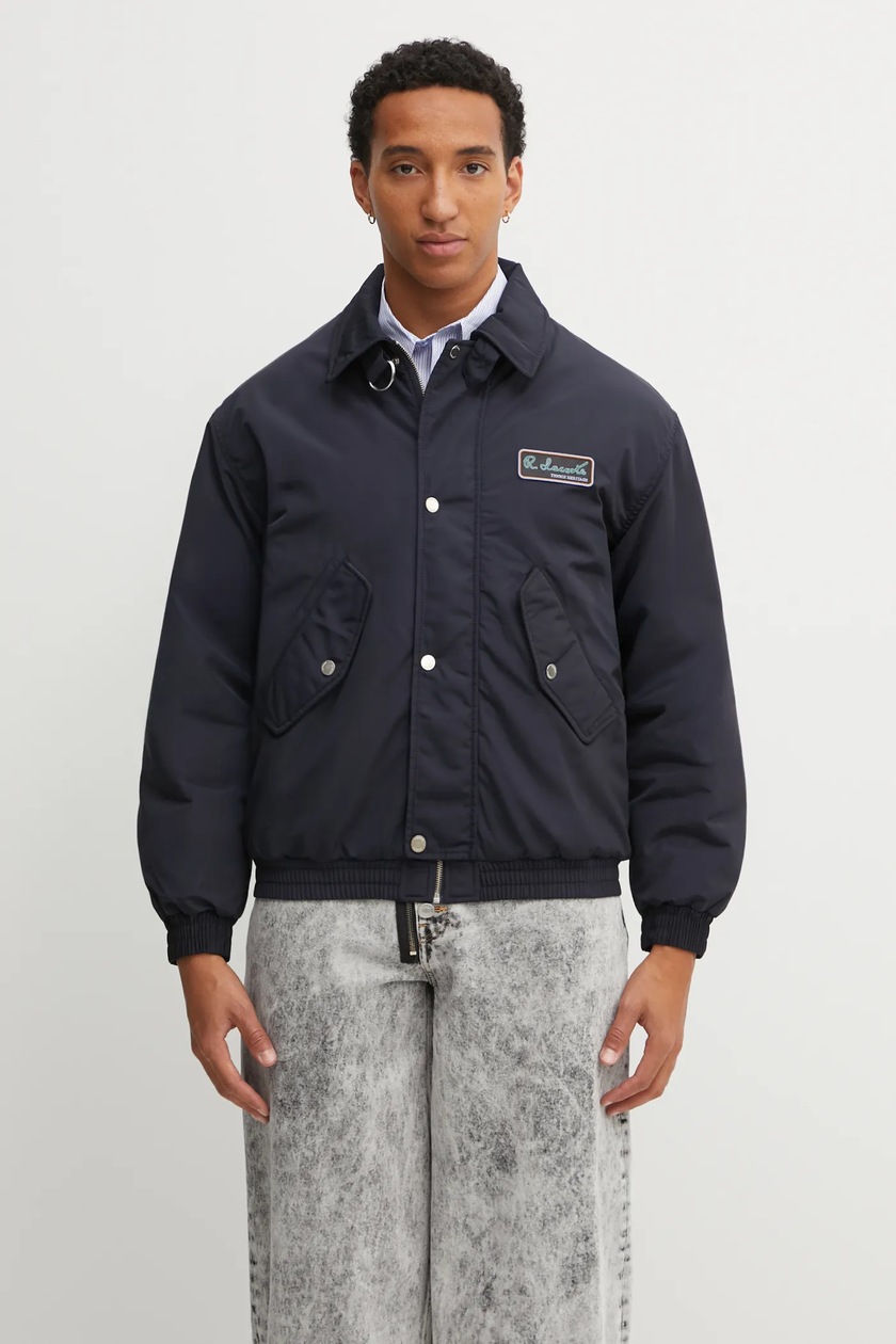 Lacoste ネイビー ナイロンジャケット　ショートブルゾン　48 シンプルだけどキレイ見えする【ラコステ】のおすすめ「ジャケット」3