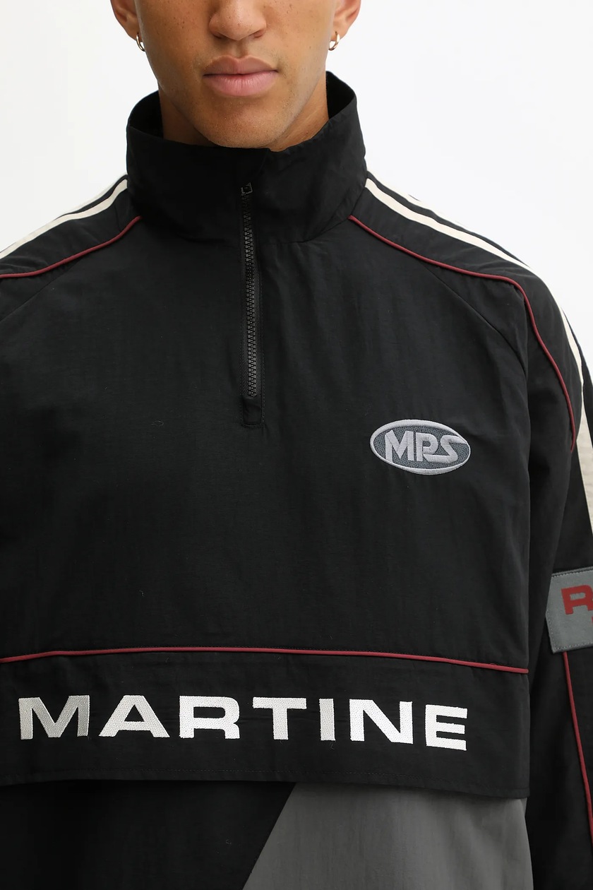 Martine Rose jacket Hockey Pullover black color 121WP01009 at PRM US
