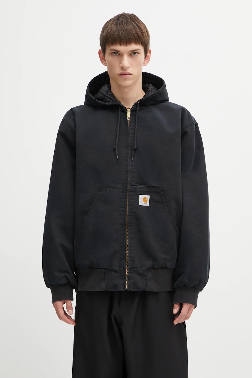 Carhartt WIP jacket men's black color at PRM US Carhartt WIP jacket men's black color at PRM US