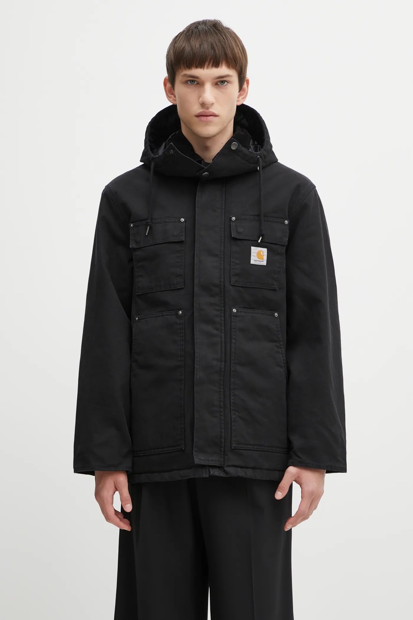 Carhartt ブラック ジャケット コート　Coat jacket アバハウス ABAHOUSE 【Carhartt/カーハート】 Upcycled Work