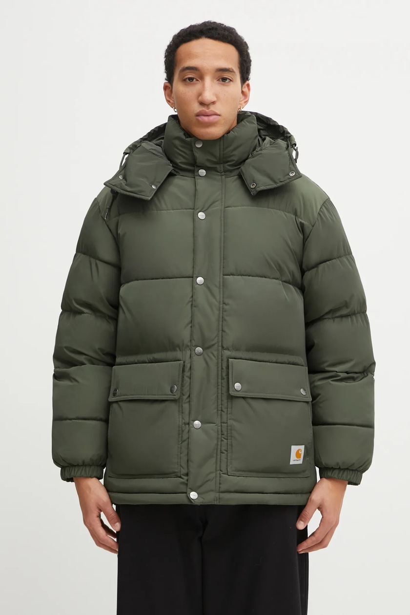 Carhartt WIP corduroy jacket Whitsome Shirt Jac green color