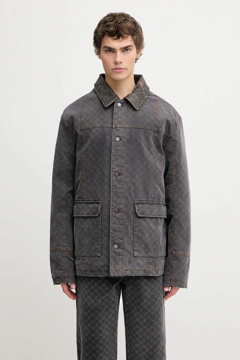 Heliot Emil down jacket men's gray color HE.M.02.055.P03.ME10 at