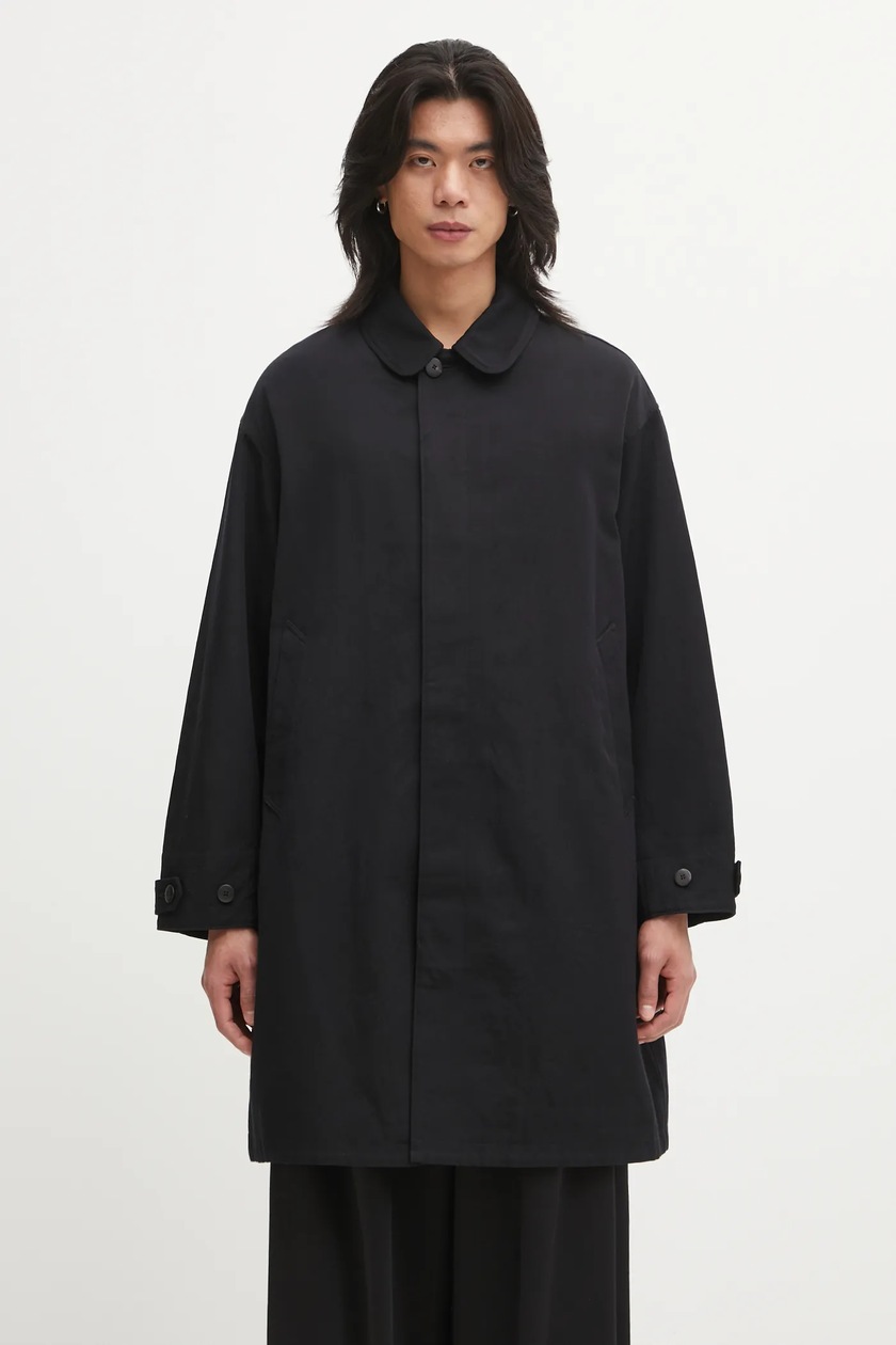 MM6 Maison Margiela wool coat black color SH2AA0008.S52207 at PRM US