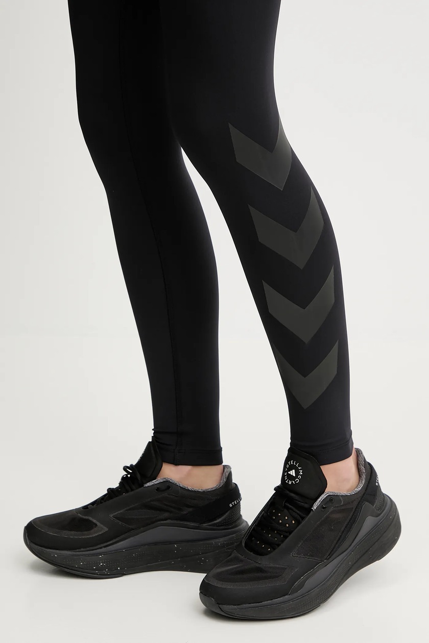 Leone Leggings Neri con logo Gold da Donna1 Leone Leggings Neri con logo Gold da Donna1