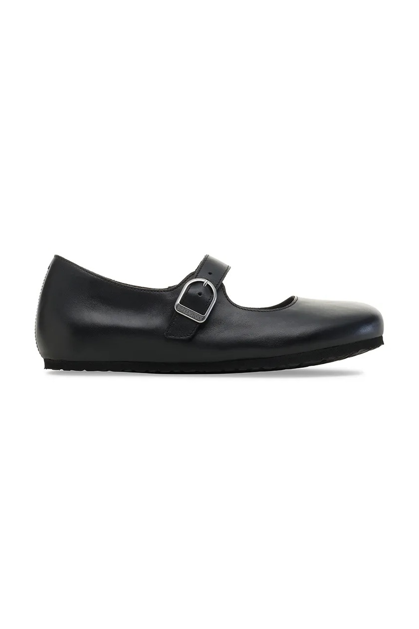 靴 penjoyjoyBirkenstock Santa Clarita 39 Birkenstock leather ballet flats Santa Clarita black color 1030709