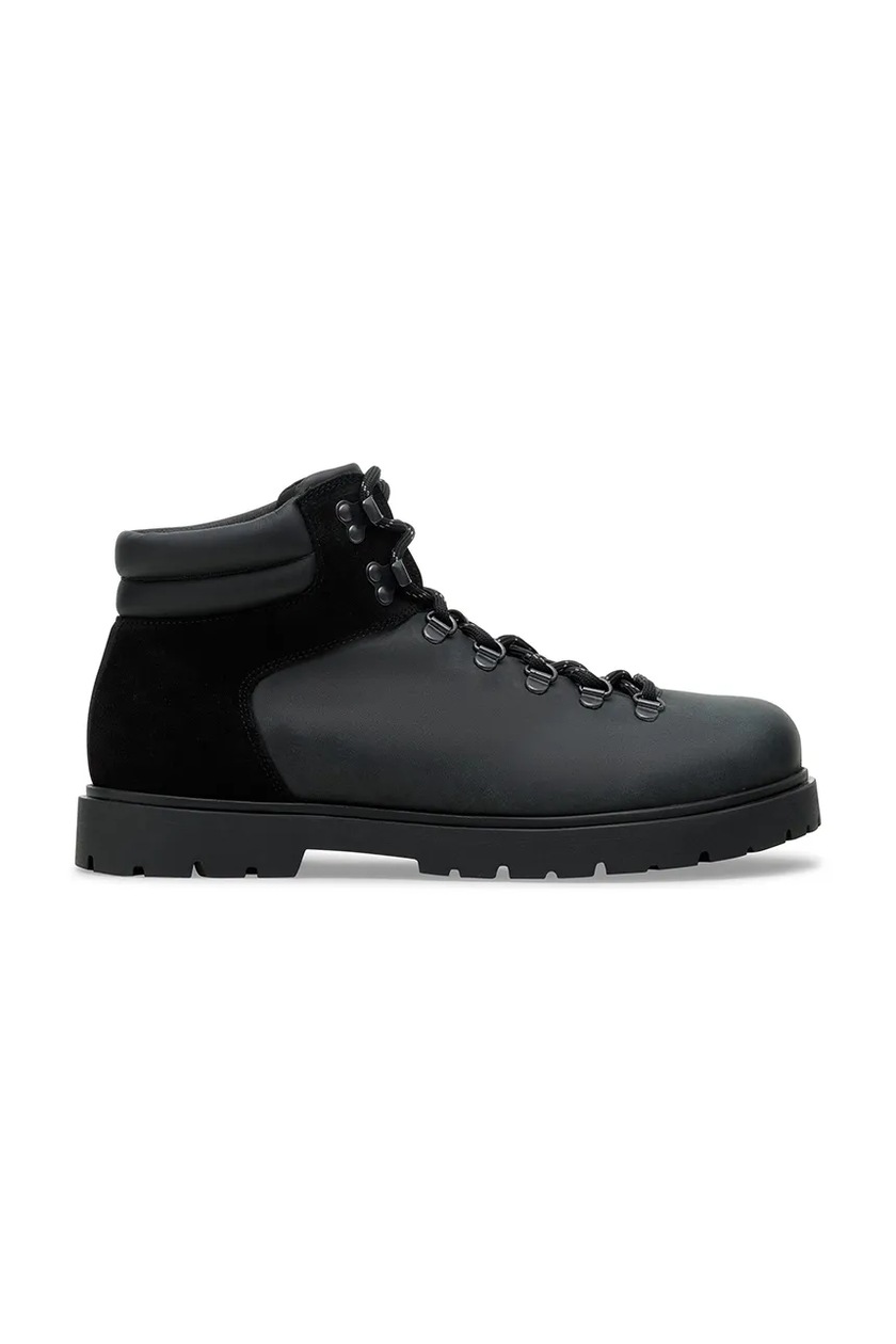 Rick Owens leather ankle boots x Dr. Martens 1460 Jumbo Lace