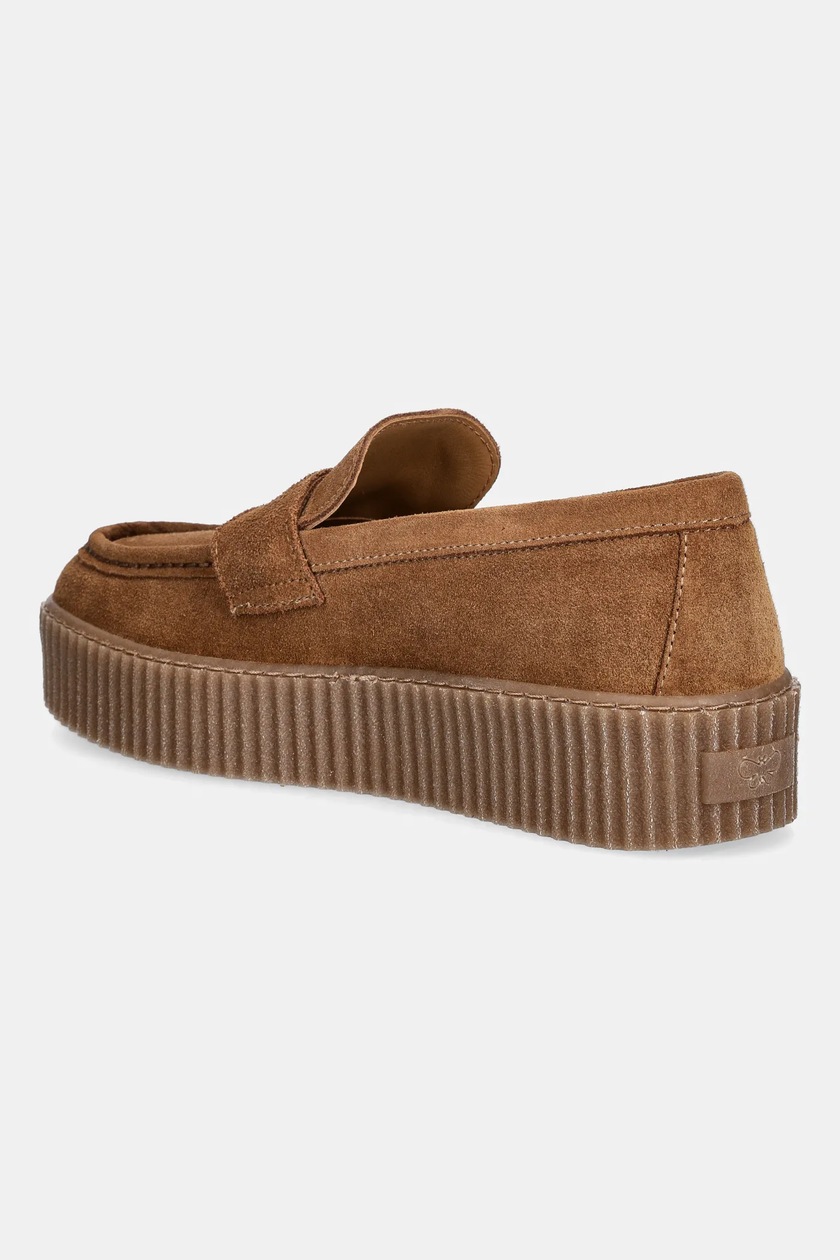 Weekend Max Mara mokasyny zamszowe Kapokloafer damskie kolor