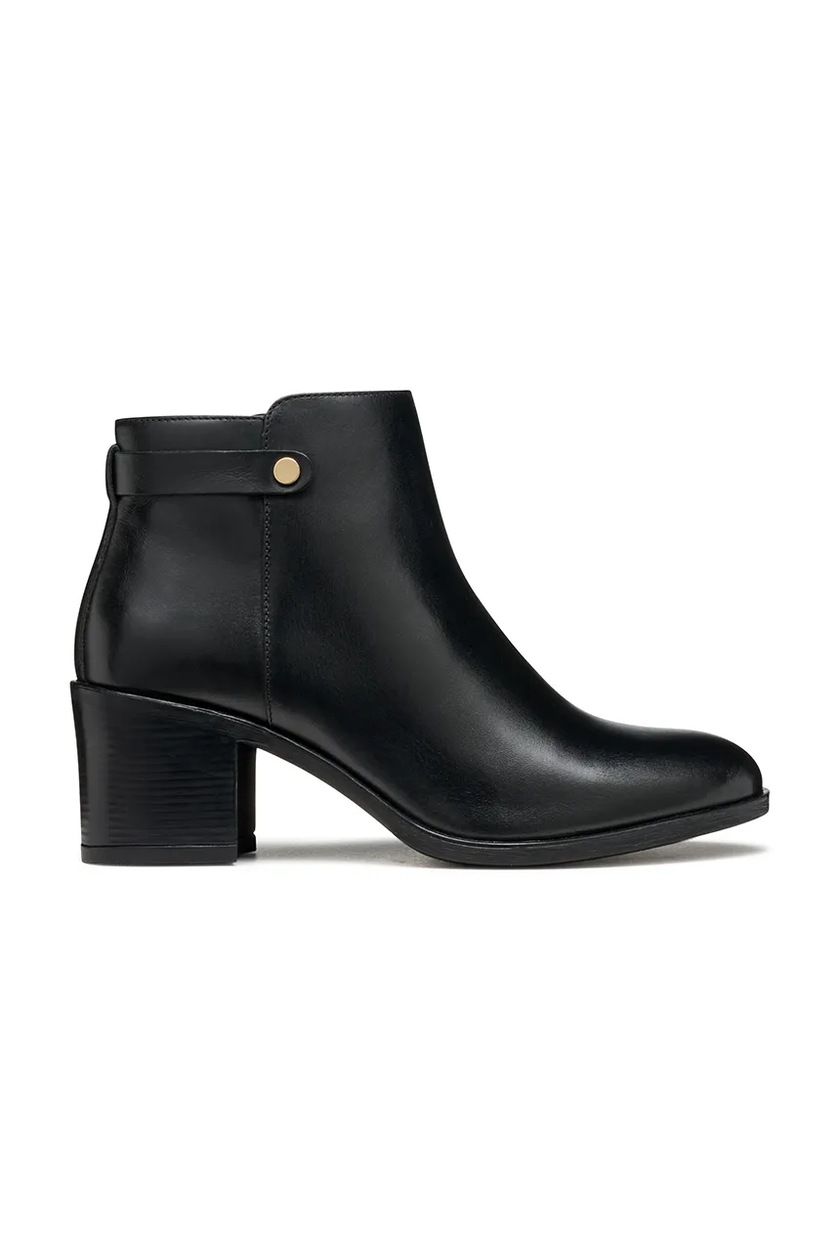 Geox Damen D Coronilla B Ankle Boot – Bequemer Schnürer, Mittelhoher Absatz