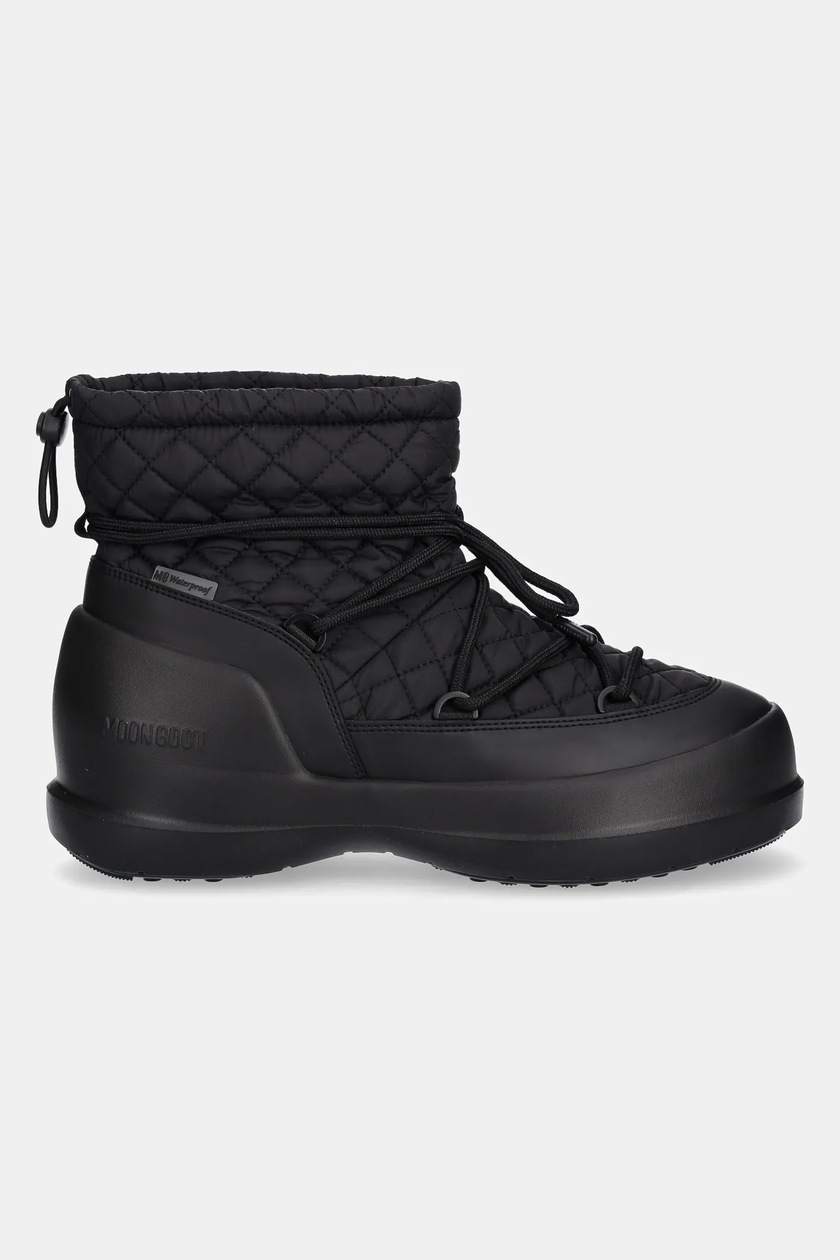 Moon　 Moon Boot śniegowce MB ICON FAUX FUR BEADS kolor beżowy