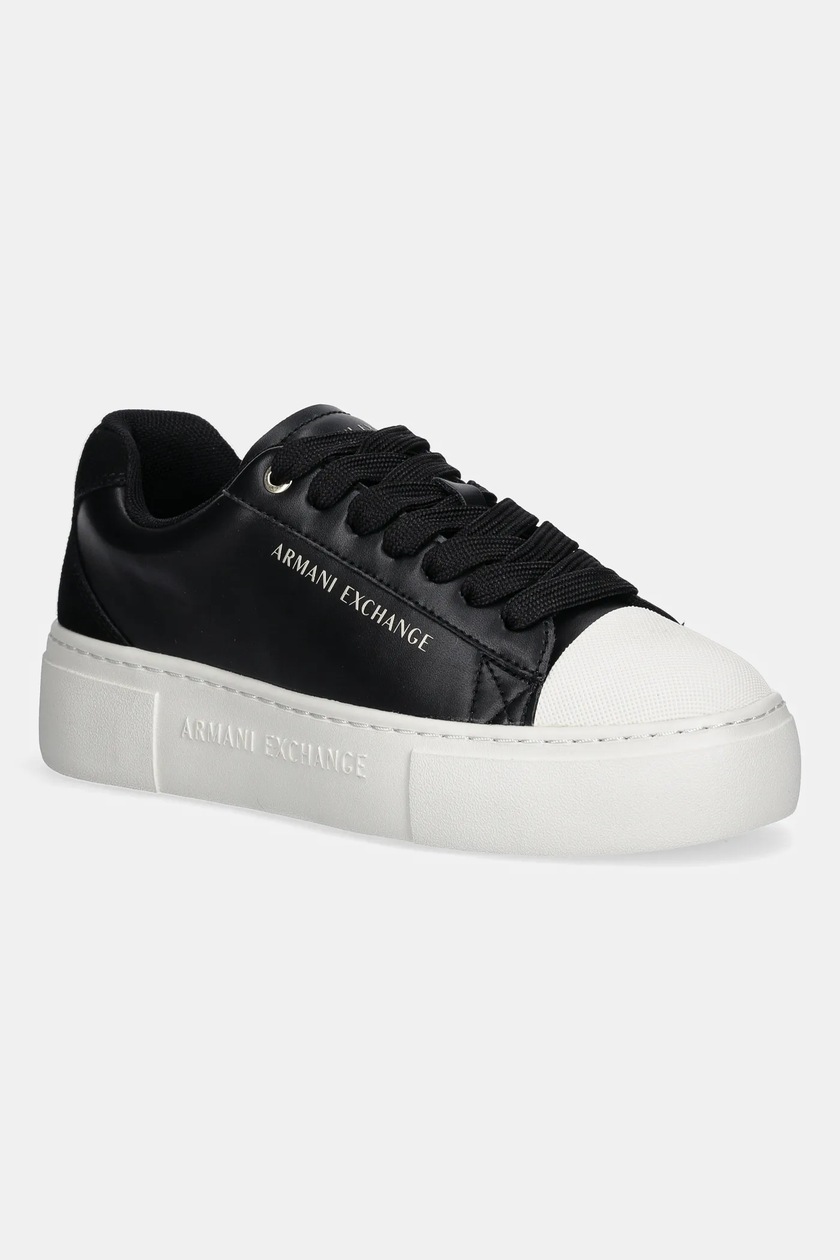 HAMI H384290 AMERICAN 純正黒革 Кроссовки мужские A|X Armani Exchange Черный 792647