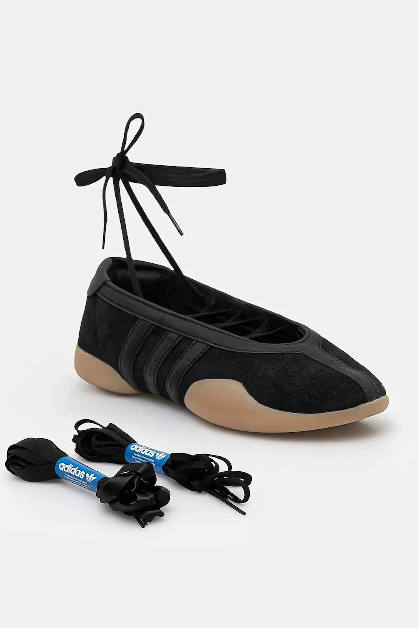 adidas Originals suede ballet flats Taekwondo Mei Ballet W black color JQ0669 at PRM US adidas Originals suede ballet flats Taekwondo Mei Ballet W black color JQ0669 at PRM US