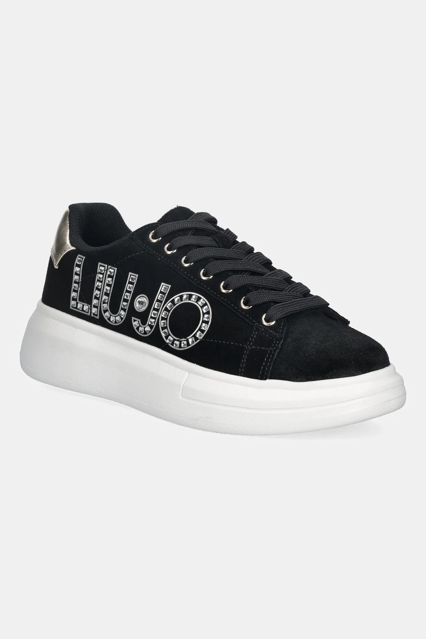 Axel Arigato Orbit Vintage sneaker van suède met logo • Zwart • de