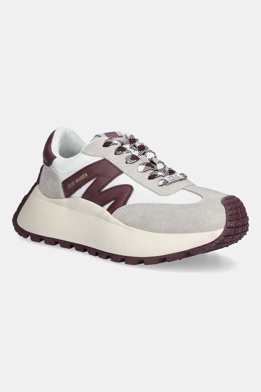 MM6 Maison Margiela sneakersy skórzane damskie kolor szary MM6 Maison Margiela sneakersy skórzane damskie kolor szary