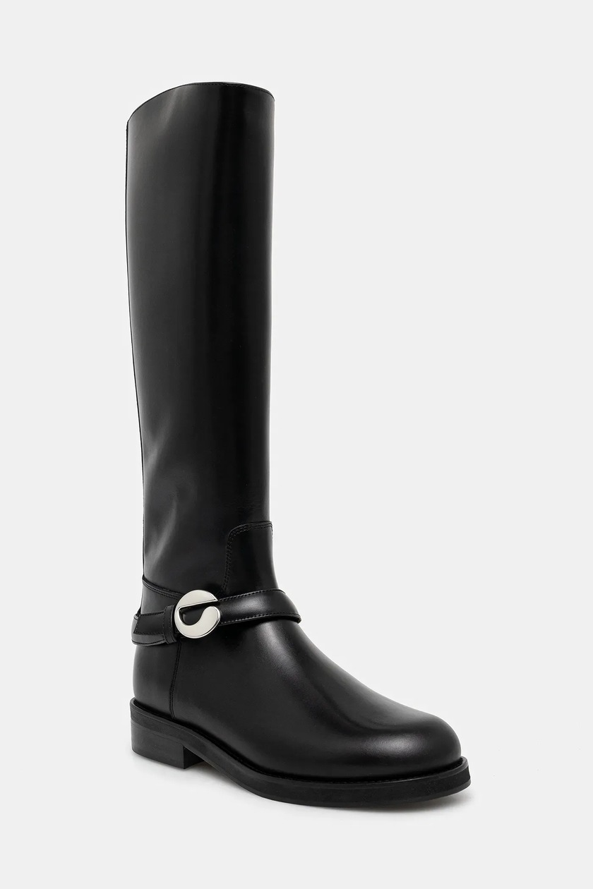 チロル　0618 Chrome Hearts CH Logo Cross Leather Patch Black Pullover