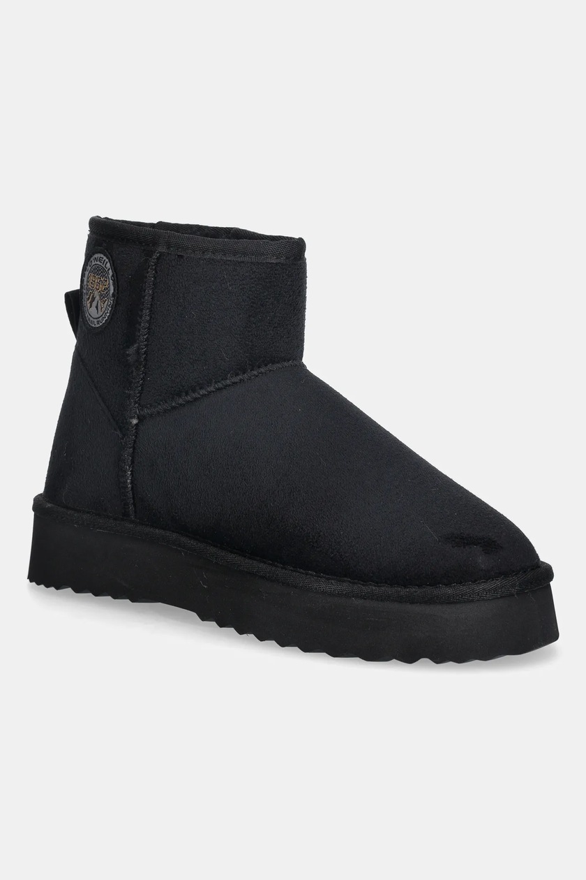 Замшевые сапоги UGG Classic Mini Dipper цвет чёрный 1168170-BLK