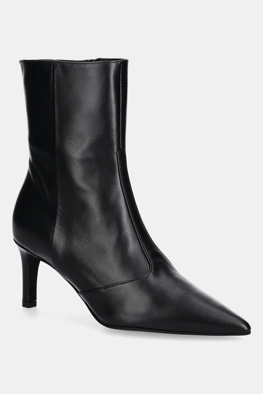 MM6 Maison Margiela botki damskie kolor czarny na słupku