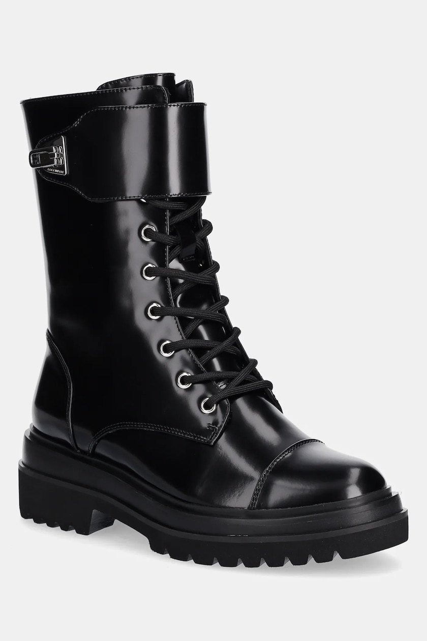 Coccinelle stivali da motociclista in pelle - Main Image