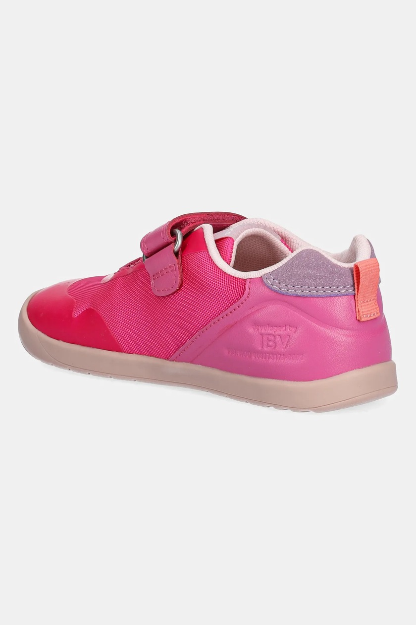 Scarpe Ginnastica Bambine Biomecanics 251166 - Rosa, Drop Zero, Suola Flessibile, Chiusura Velcro