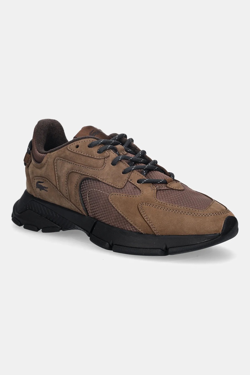 Замшевые кроссовки Lacoste Baseshot Winter Sneakers цвет
