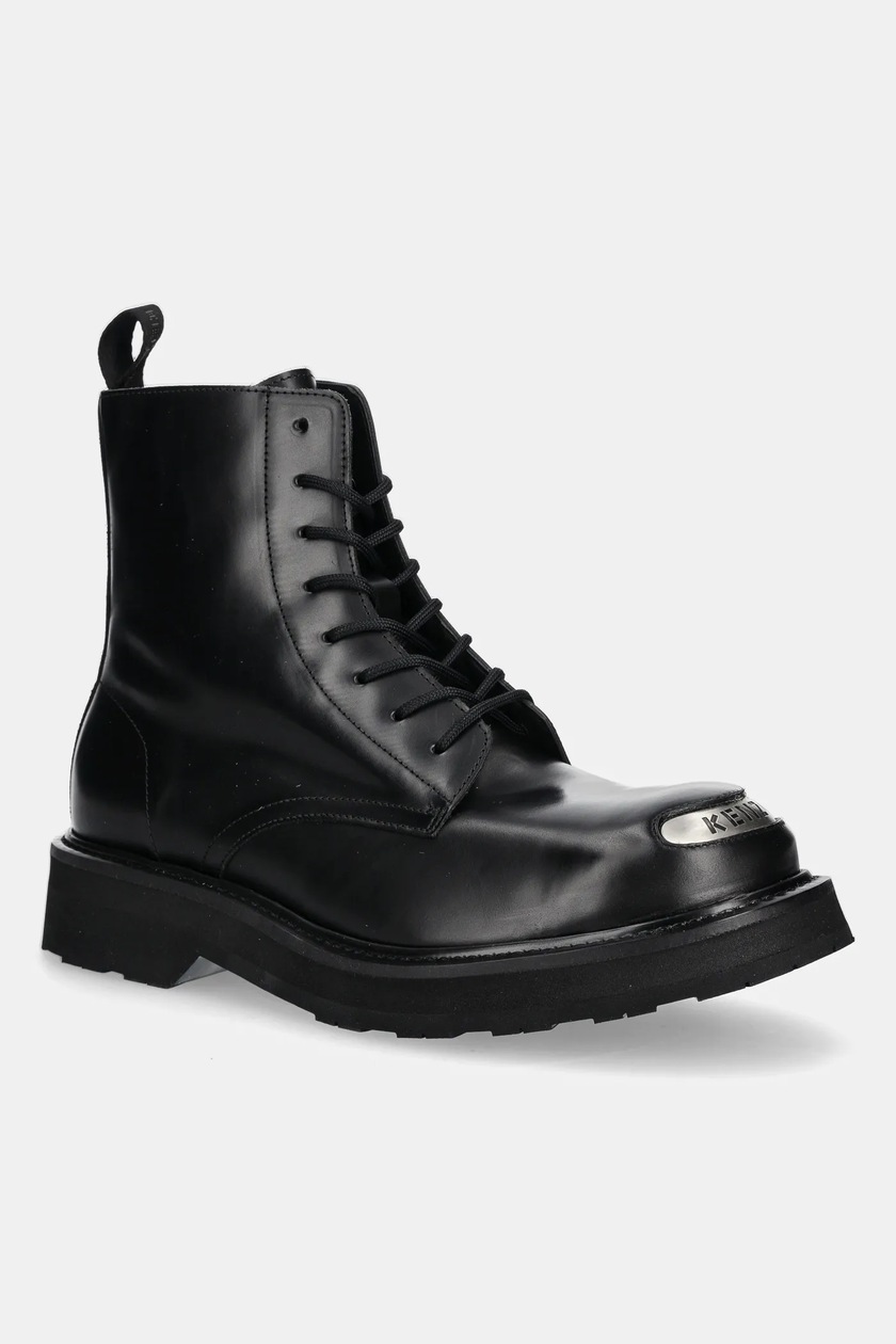 KENZOレースアップブーツ 43 UK9 27.5～28cm Kenzo Shoes Boots Kenzo Homme Leather Shoes Lace Up Botas Kenzo