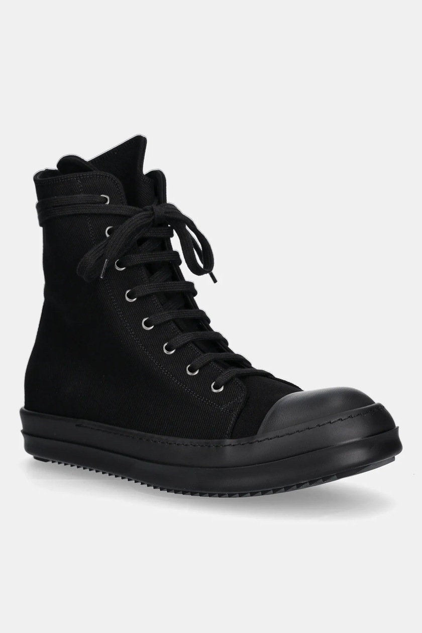 Rick Owens DRKSHDW Jumbo Laces Abstract Low Sneaks ブラック Rick Owens DRKSHDW Jumbo Laces Abstract Low Sneak Black