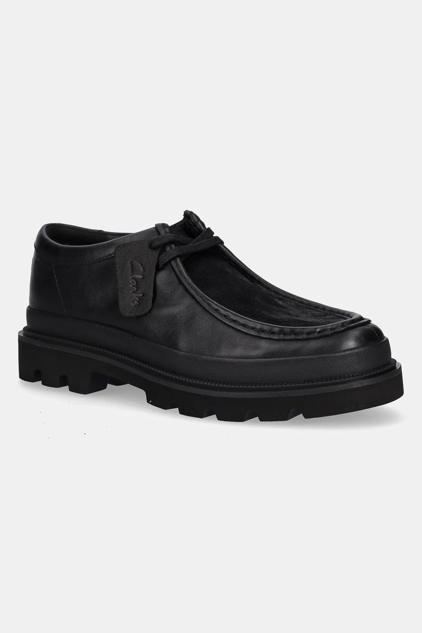 靴 Clarks WallaLoafer GORE-TEX Black Suede Wallaloafergtx Black Leather – Clarks
