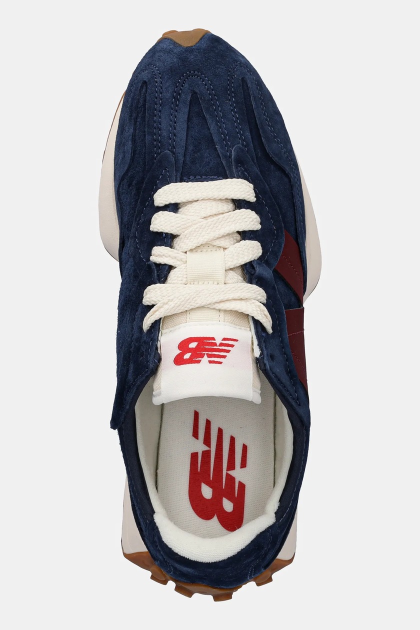 New Balance leather sneakers 327 navy blue color U327WSB at PRM US