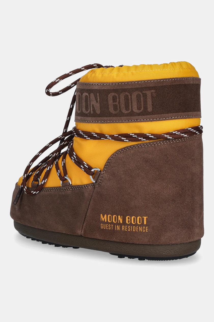 Зимние сапоги Moon Boot MB X GIR ICON LOW NYLON цвет коричневый