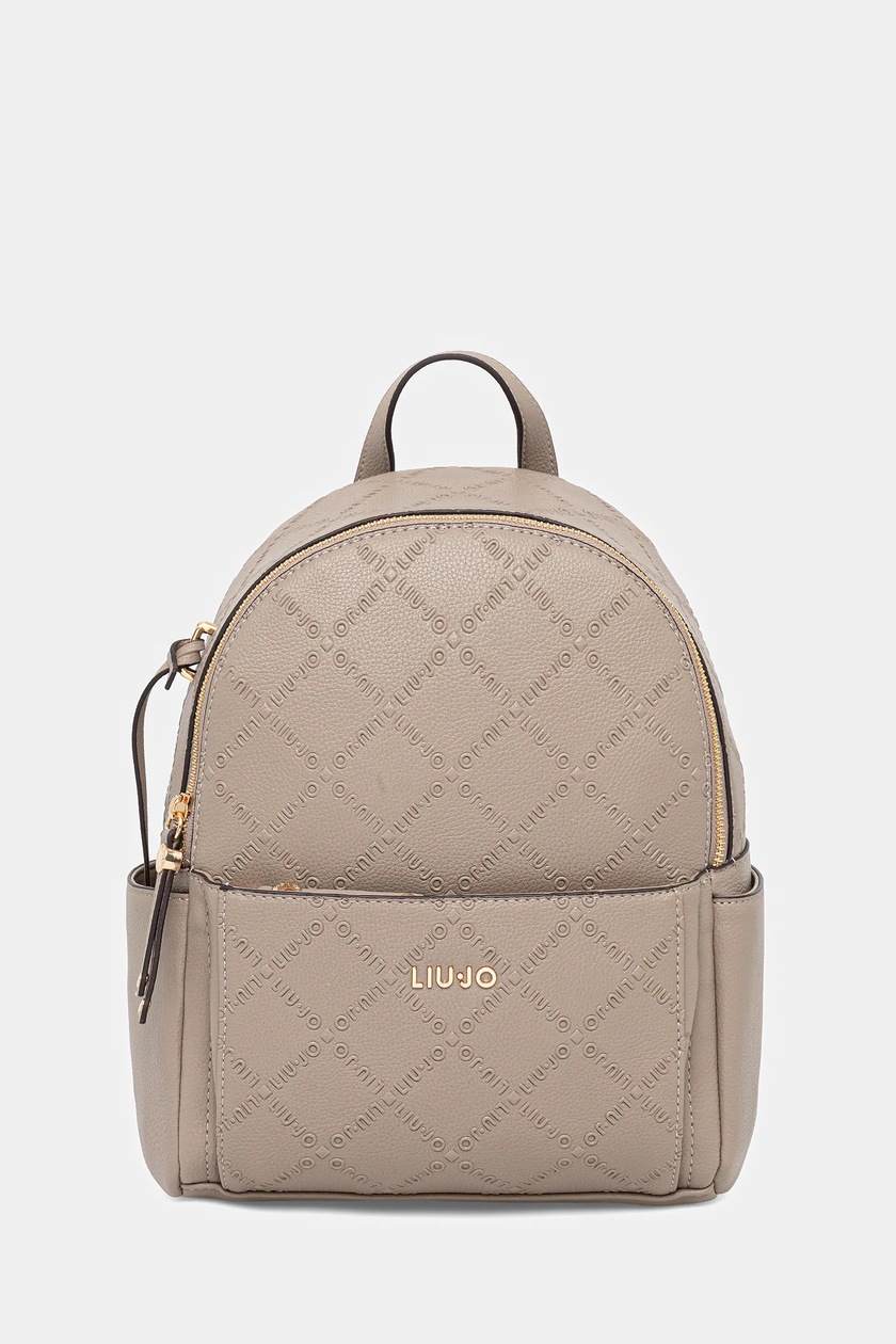 Liu Jo plecak damski kolor brązowy mały gładki