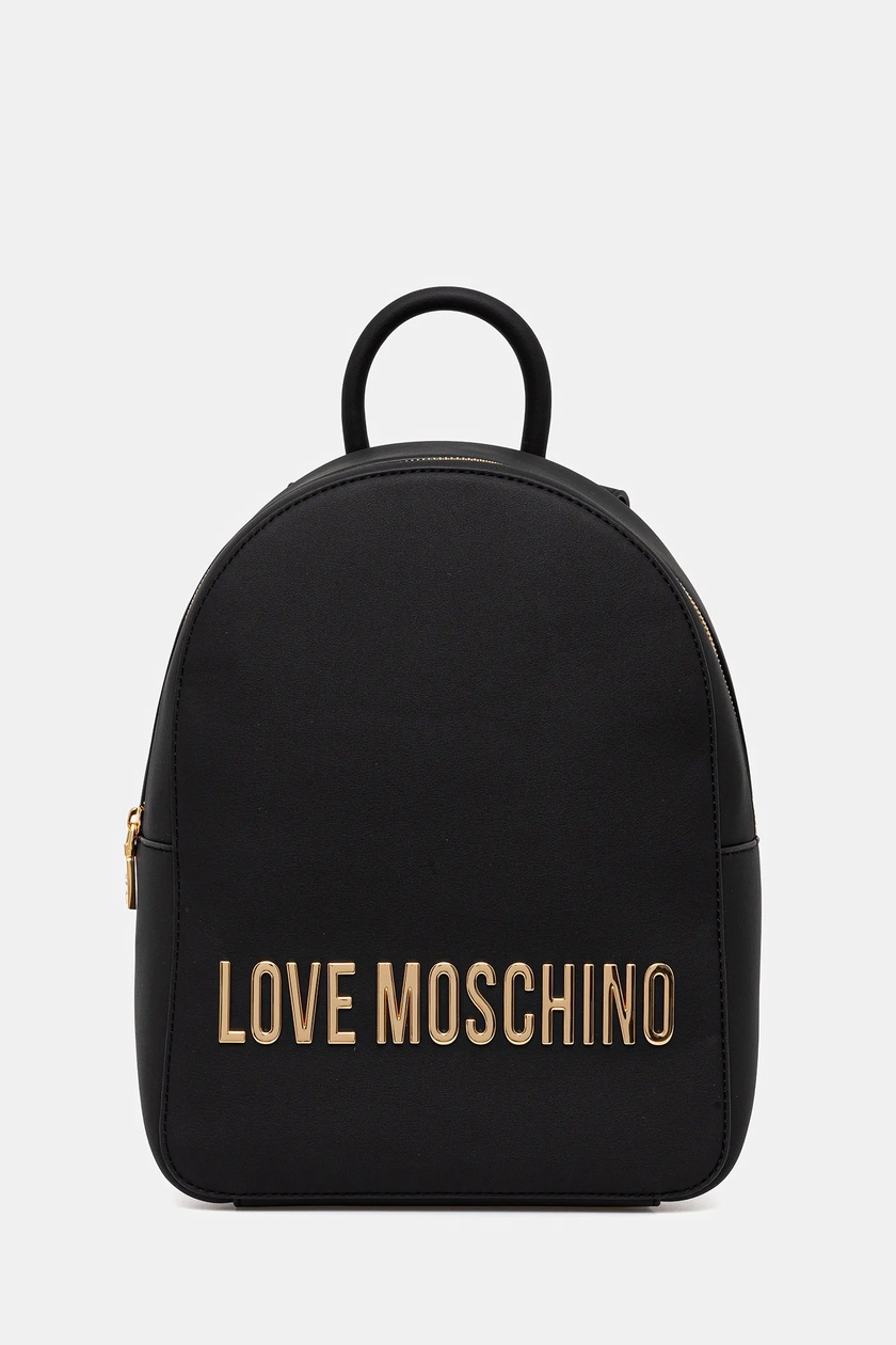 Pinko rucsac femei, culoarea negru, mic, neted, 102745 A1J4