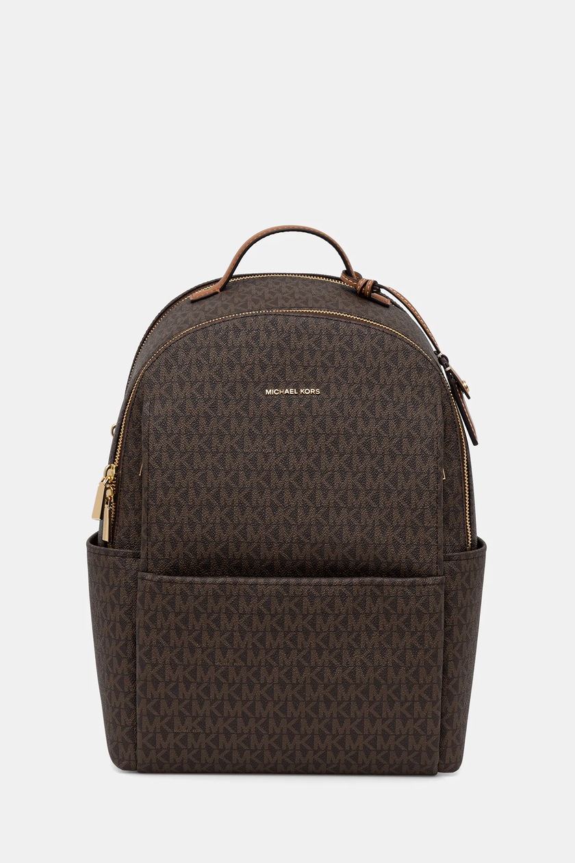 MICHAEL Michael Kors plecak damski kolor brązowy duży wzorzysty