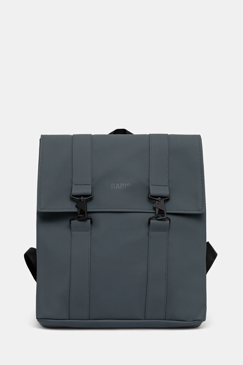 Rains backpack 13300 MSN Bag blue color smooth 13300 at PRM US