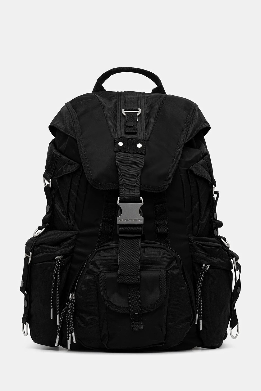 1017 ALYX 9SM backpack Buckle Shoulder Straps black color at