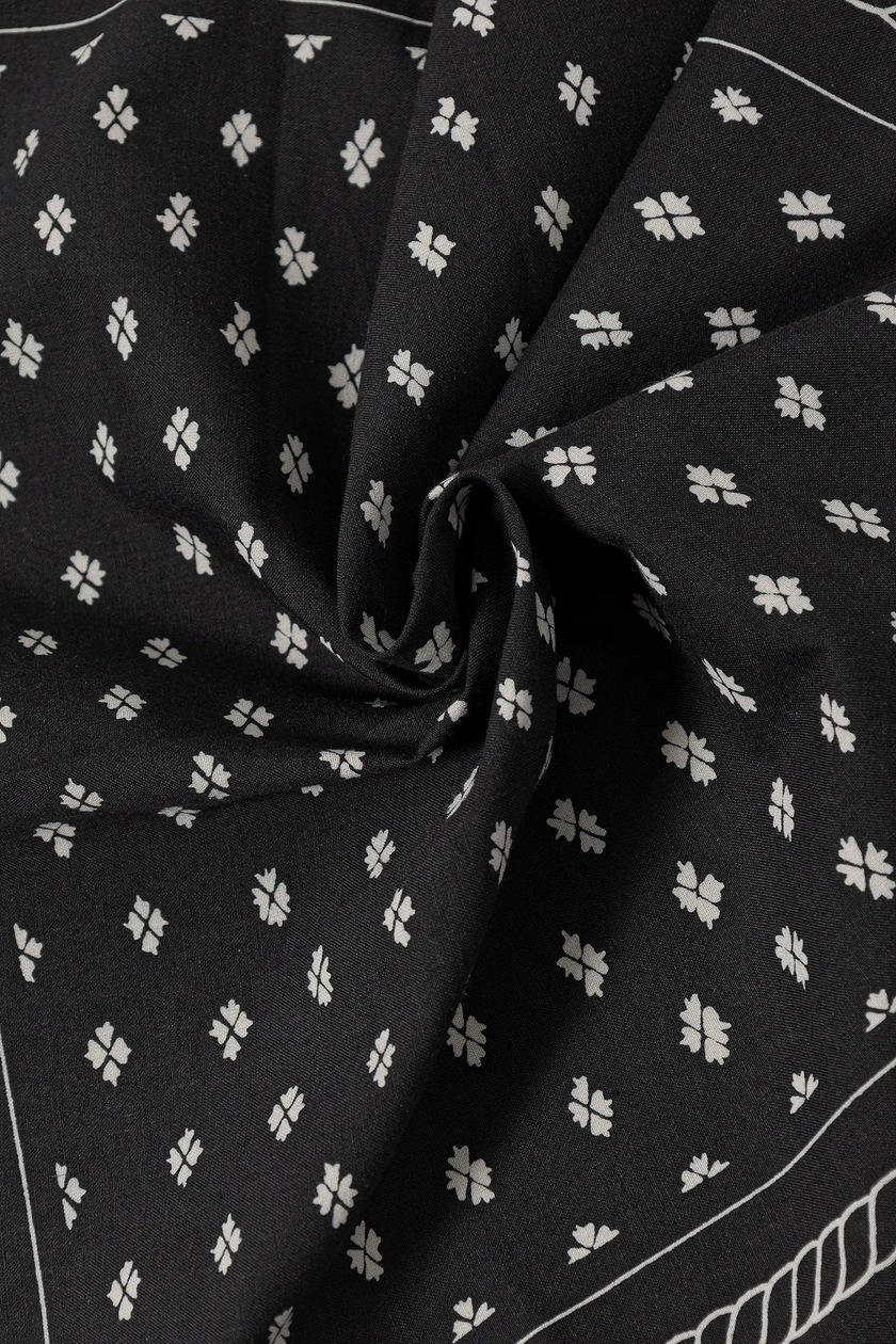 Visvim silk blend scarf bandana c/si chambray PRM EU