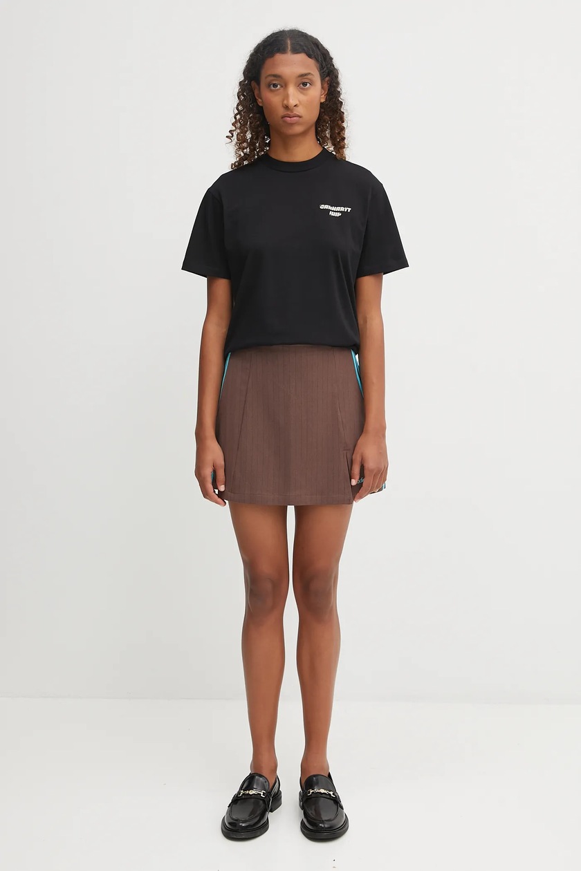 adidas Originals skirt Tailored Skirt brown color JX5305 at PRM US