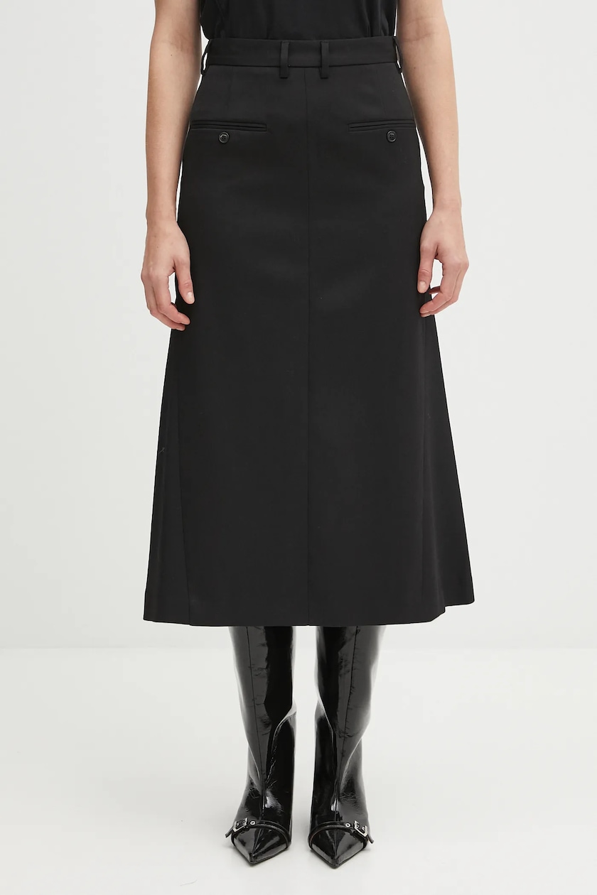 MM6 Maison Margiela skirt black color S62MI0025.M35227 at PRM US MM6 Maison Margiela skirt black color S62MI0025.M35227 at PRM US