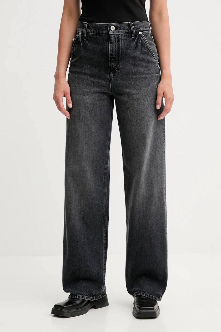 デニム・ジーパン KENZO Woman Jeans Black FF62DP2356C8 BS Kenzo jeans Kenzo x Futura FF62DP2356C8 at PRM US