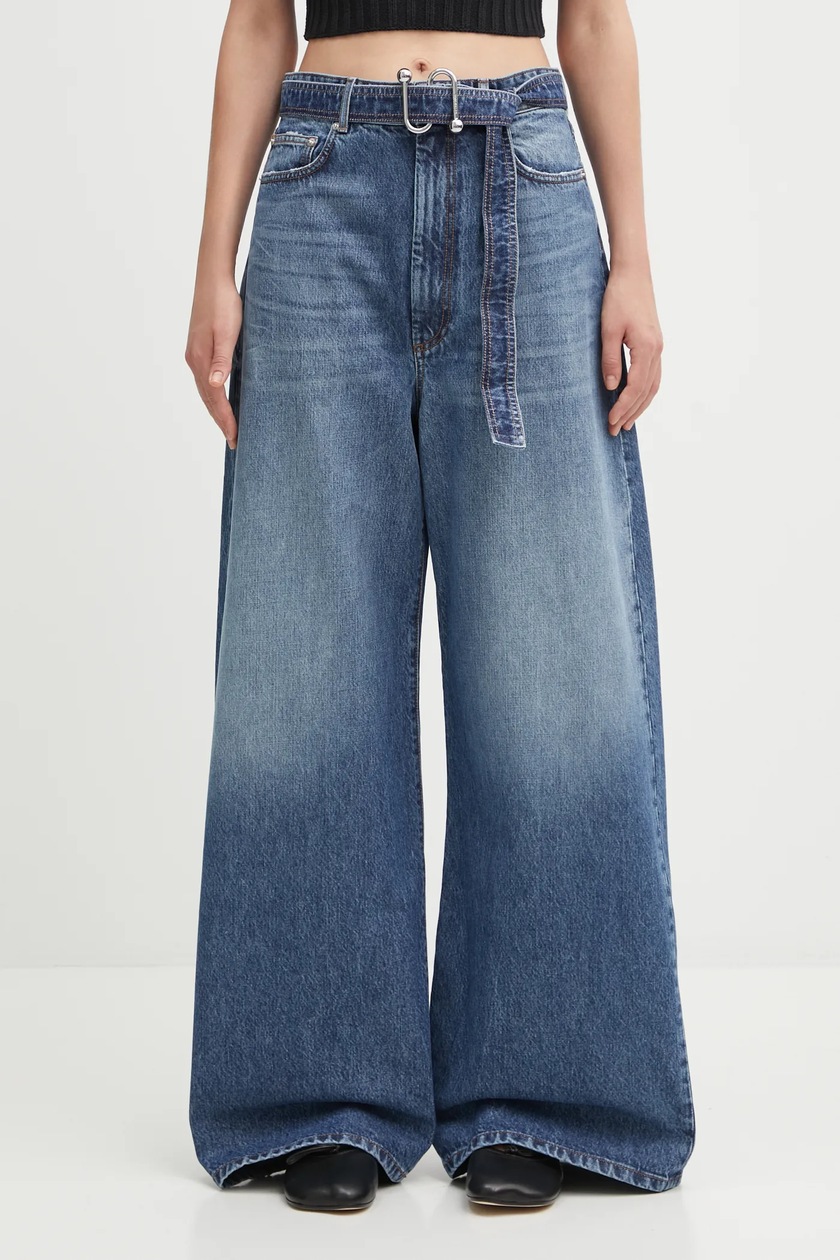 デニム・ジーパン KENZO Women Denim Pants FF52DP2306B4 DB BLUE Kenzo jeans women's FF52DP2306B4.DB at PRM US