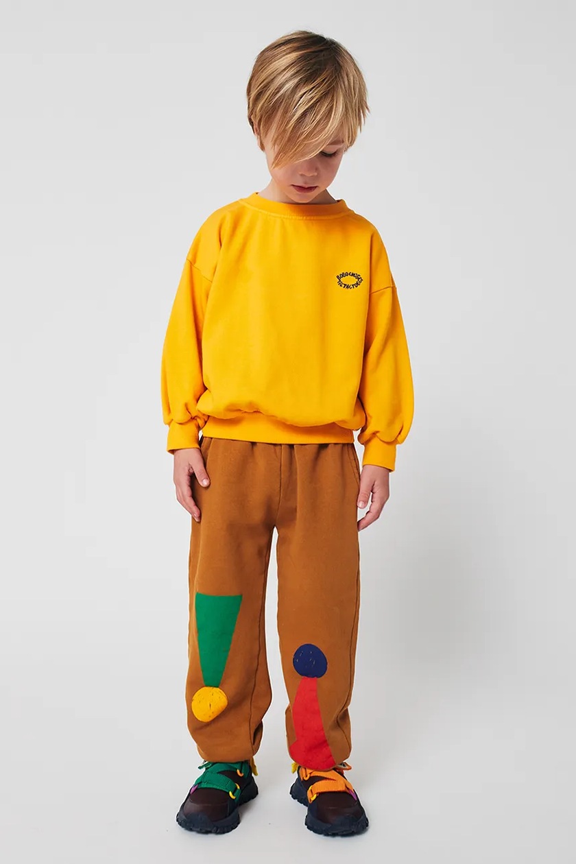 Bobo Choses pantaloni tuta in cotone bambino/a Chess Pawn