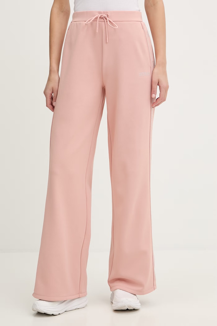 Guess JOGGING LOGO - Pantaloni sportivi - beige